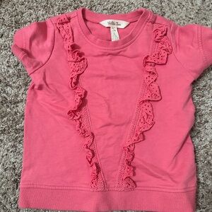 Matilda Jane Pink Ruffle Short Sleeve Tee